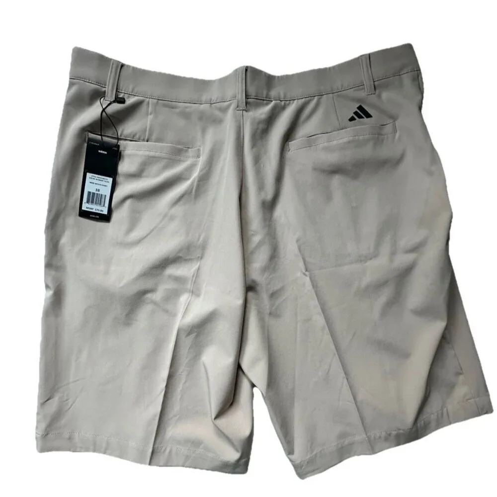 NWT ADIDAS Men’s Ultimate 365 Golf Woven 10 In Shorts‎ Wonder Taupe SZ 38 $70.00